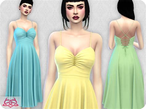 Claudia Dress Recolor 3 By Colores Urbanos At Tsr Sims 4 Updates