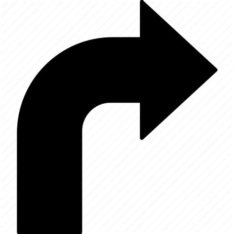 Arrow Turn Right Traffic Direction Icon Download On Iconfinder