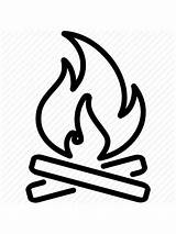 Fire Coloring Printable sketch template