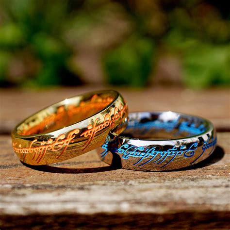 Lord Of The Rings Ring Glow In The Dark Shadow Of War Jewelry