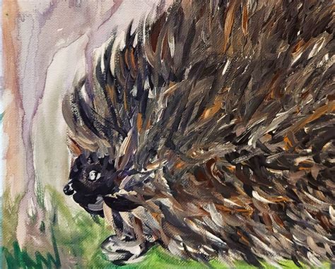 Porcupine Mountains Original Acrylic Painting On 12x12 Etsy
