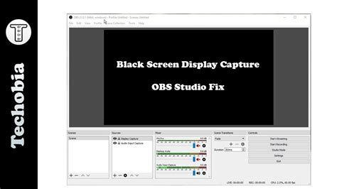 How To Fix Obs Studio Black Screen In Display Capture On