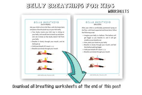 Printable 14 Fun Breathing Exercises For Kids For Home Or The