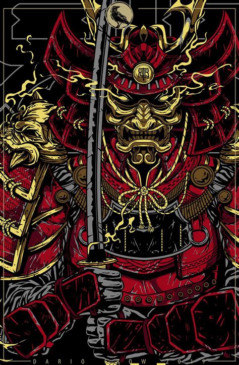 The Samurai On Behance Japanese Artwork Japanese Art Samurai
