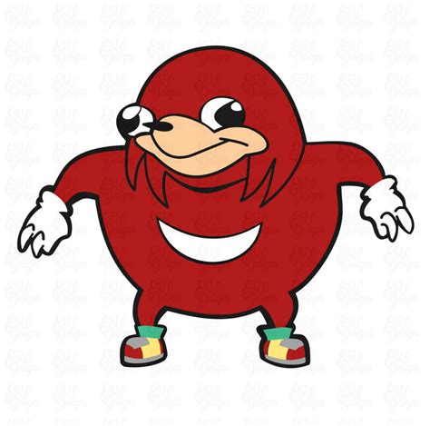 Download High Quality Ugandan Knuckles Clipart White Transparent Png