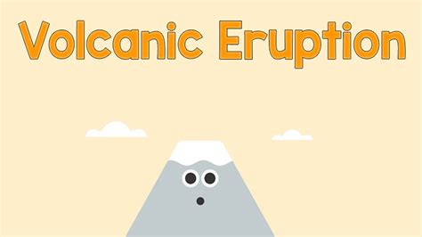 Volcanic Eruption Animation Youtube