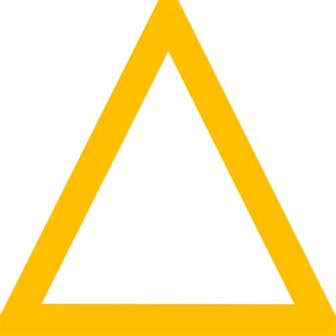 Yellow Triangle Clip Art At Vector Clip Art Online Royalty