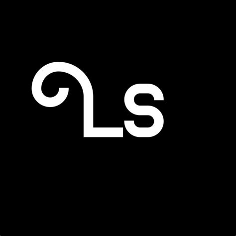 Ls Design De Logotipo De Carta Letras Iniciais Ls ícone Do Logotipo