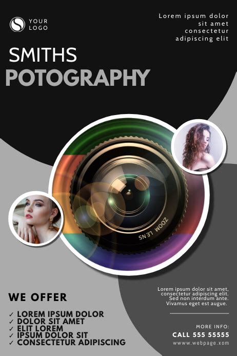Copy Of Photography Services Flyer Design Template Postermywall