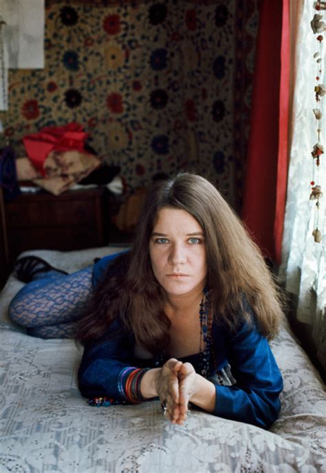 Twixnmix Janis Joplin Photographed By Jim Marshall In Her Apartment On