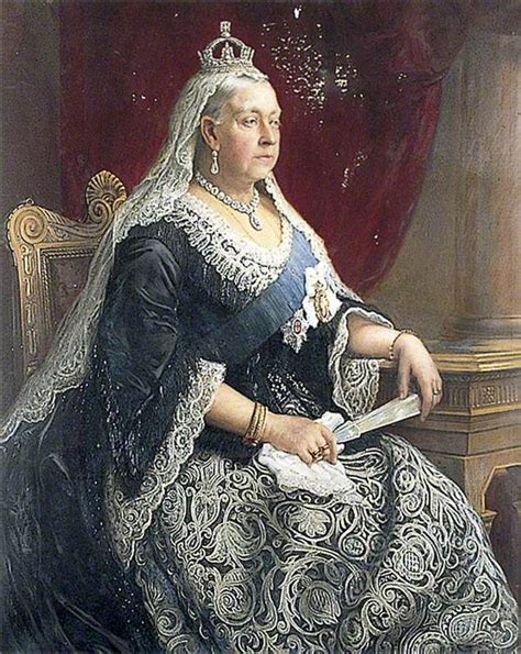 Golden Jubilee Portrait Of Queen Victoria Copy After A Photograph By
