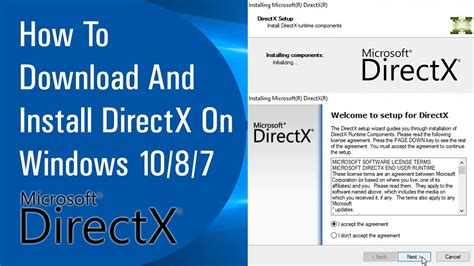 How To Download And Install Directx On Windows 1087 2020 Youtube