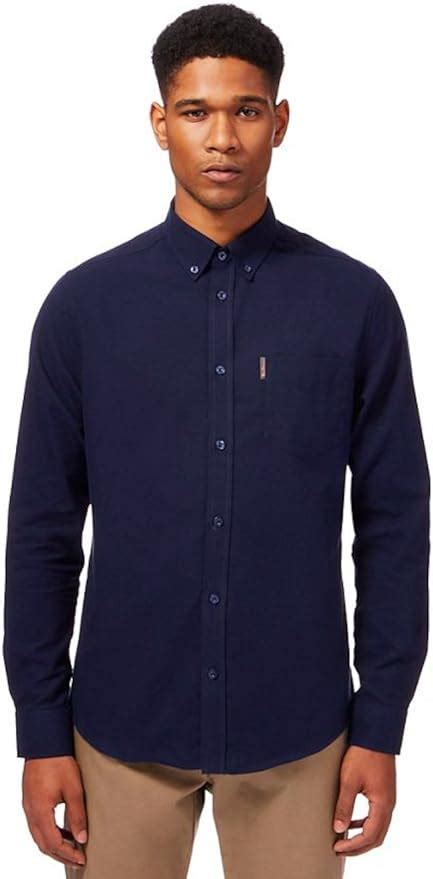 Ben Sherman Mens Long Sleeve Oxford Shirt 0048578 Uk Clothing