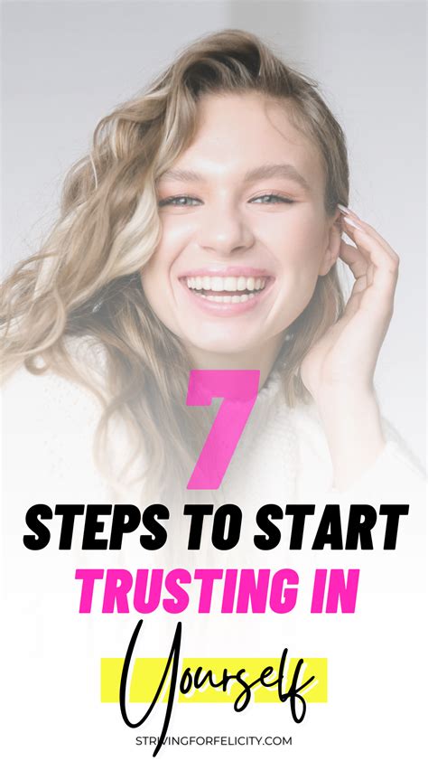 How To Trust In Yourself 7 Tips To Build Self Confidence