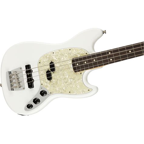 Fender American Performer Mustang Bass Rw Awt Electric Bass Guitar