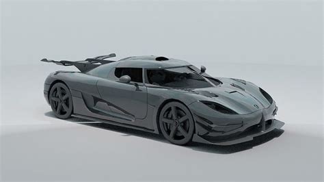 Koenigsegg Agera Free VR AR Low Poly 3D Model CGTrader