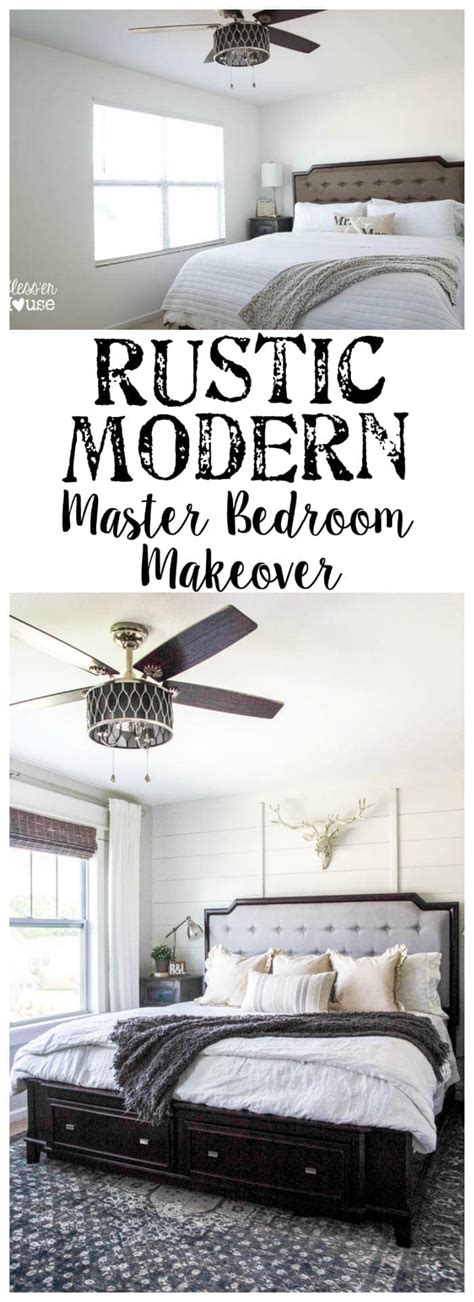 Rustic Modern Master Bedroom Reveal And Sources Blesser