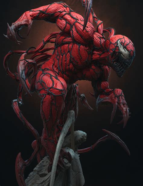 Incredible Marvel Carnage Concept Art 2022