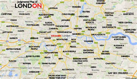 The london underground map is an essential map to navigate the city. JUDGMENTAL MAPS: London, England by Tom Copr. 2014 Tom ...