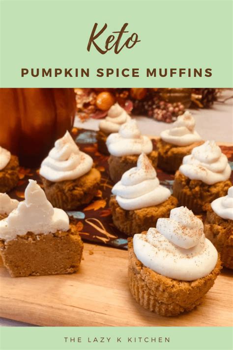 Keto Pumpkin Spice Muffins Low Carb And Gluten Free