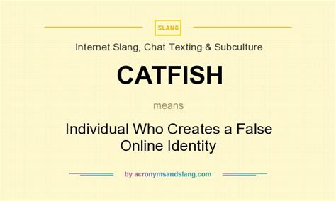 In the context of the dating industry, however, this work has a slightly different meaning. What does the term catfish mean.