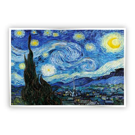 Cuadro Canvas Revolution Noche Estrellada Por Vincent Van Gogh Marco