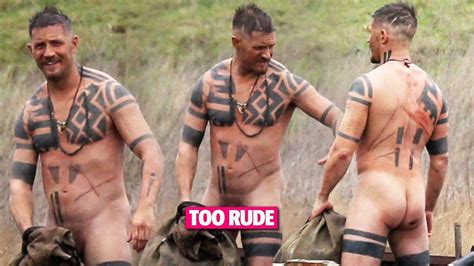 Tom Hardy In All His NSFW Glory The Actor Is Completely Naked On Set