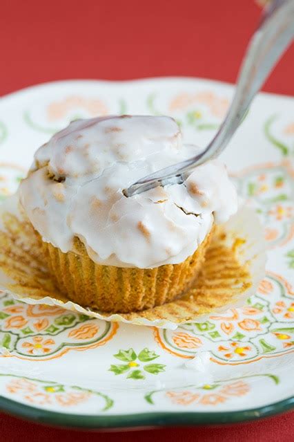 Pumpkin Doughnut Muffins With Vanilla Glaze Cooking Classy