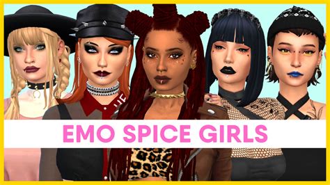 Nikkifark Sims — Emo Spice Girls The Sims 4 Create A Sim Cc