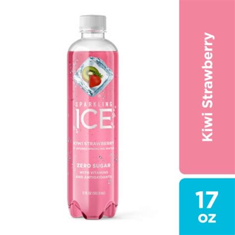 Sparkling Ice Zero Sugar Kiwi Strawberry Sparkling Water 17 Fl Oz