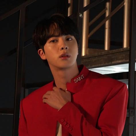 jin photo jin icons red icons the way i feel military wife look at the stars i love bts