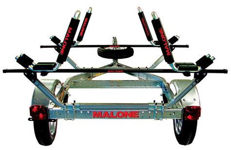 Malone Microsport Trailer With J Pro Kayak Carriers 13 Long 2