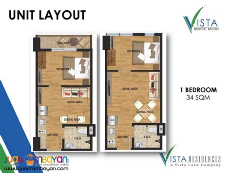 1 Bedroom 34 Sqm Pre Selling Condo Vista Brenthill Baguio