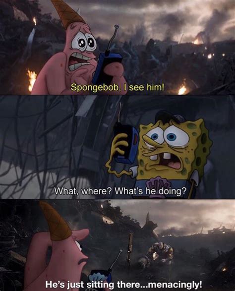 Patrick Meme Thanos Bing Images