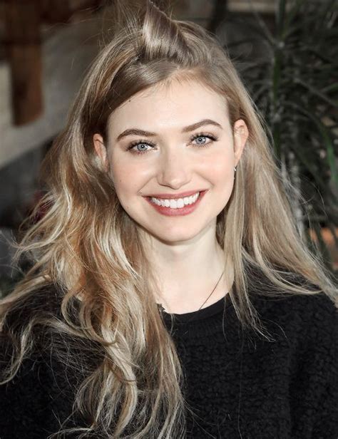 Easy Care Hairstyles Straight Hairstyles Hollywood Film Festival Imogen Poots Blonde