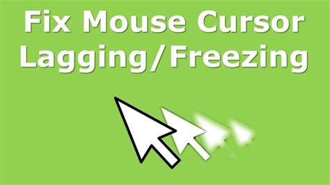 Mouse Cursor Lagging Windows Fix Mouse Freezes Problem Youtube