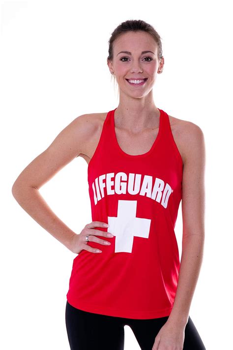Lifeguard Officially Licensed Workout Active Racerback Tank Moisture