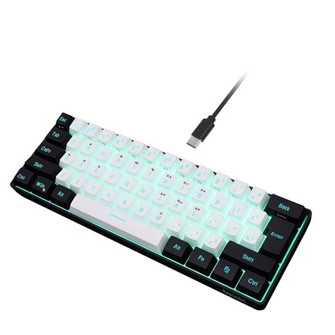 Buy Snpurdiri Wired Gaming Keyboard RGB Backlit Ultra Compact Mini Keyboard With Detachable