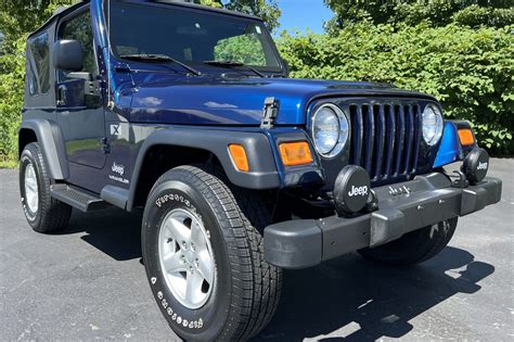 no reserve 42k mile 2004 jeep wrangler x 5 speed for sale on bat auctions sold for 17 250 on