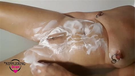 nippleringlover hot shaving pierced pussy nude in bathtub extreme pierced nipples xxx mobile
