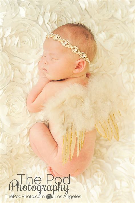 Angel Baby Photo Shoot Newbornphotographer Los Angeles