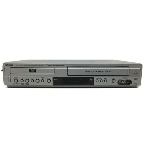 Sanyo Dvw 7100 Dvd Player Vhs Vcr Recorder Combo W Remote And Orig Manual Tested Gn