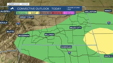 Isolated Strong To Severe Storms Possible This Afternoon