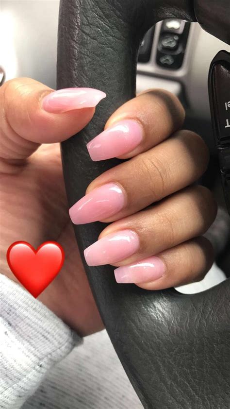 French nails french tip acrylic nails acrylic nail tips peach acrylic nails summer acrylic nails cute acrylic nails summer nails cute acrylic nail color: 48 Summer Acrylic Coffin Nails Designs 2019 Koees Blog