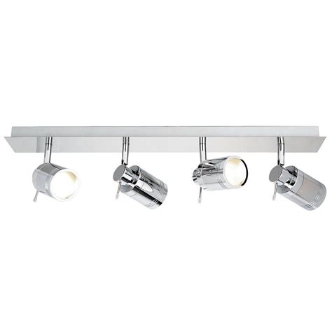 Rating 4.300018 out of 5. Hugo 4 Light Bathroom Ceiling Spotlight Bar - Chrome from ...