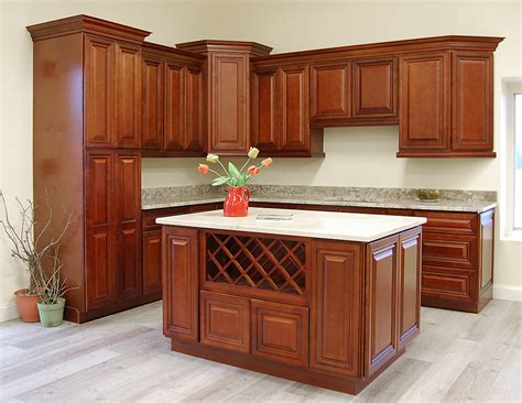 We source our lobster, scallops, and mussels locally, and we pride ourselves on our seafood selection. Grand Reserve Cherry Kitchen Cabinets - Builders Surplus