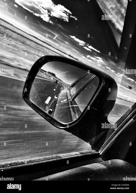 Rear View Mirror Stock Photo Alamy