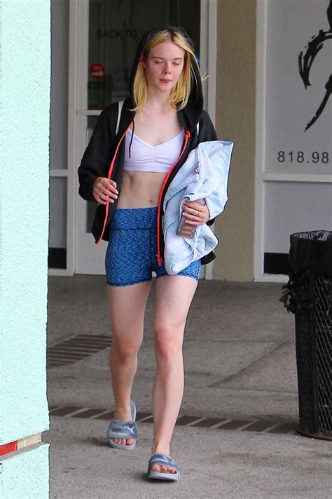 Elle Fanning Leaving Dance Class 04 Gotceleb