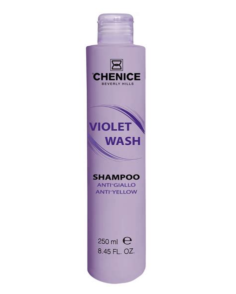 Chenice, Violet Wash Shampoo Anti-Yellow (Szampon niwelujący żółty odcień włosów blond) - cena ...