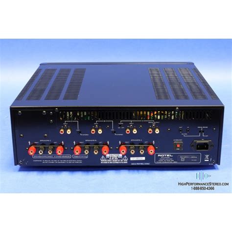 Rotel Rmb 1506 6 Channel Amplifier Multi Channelhome Theater Power